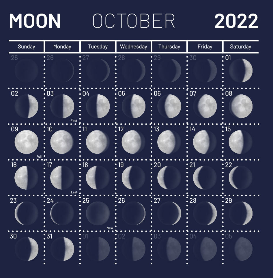 Какая луна будет 26. Лунный календарь на октябрь 2022. Лунный календарь на октябрь 2022 фазы Луны. Лунный календарь на октябрь садовода и огородника на 2022. Фаза Луны календарь 2022 октябрь.